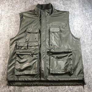 Common Man Vest Mens XL Utility Outdoor Multi‎ Pocket Field Fishing Jacket